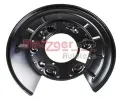 METZGER Ochranný plech proti nečistotám brzdového kotouče MTG 6115179, 6115179