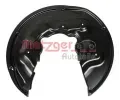 Ochrann plech proti neistotm brzdovho kotoue METZGER ‐ MTG 6115204