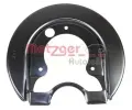 Ochrann plech proti neistotm brzdovho kotoue METZGER ‐ MTG 6115206