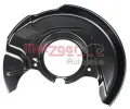 METZGER Ochranný plech proti nečistotám brzdového kotouče MTG 6115248, 6115248