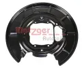 METZGER Ochranný plech proti nečistotám brzdového kotouče MTG 6115257, 6115257