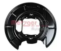 METZGER Ochranný plech proti nečistotám brzdového kotouče MTG 6115258, 6115258
