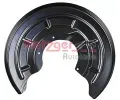 METZGER Ochrann plech proti neistotm brzdovho kotoue MTG 6115267, 6115267