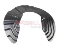 METZGER Ochrann� plech proti ne�istot�m brzdov�ho kotou�e MTG 6115481, 6115481