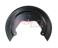 METZGER Ochrann� plech proti ne�istot�m brzdov�ho kotou�e MTG 6115502, 6115502