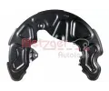 METZGER Ochrann plech proti neistotm brzdovho kotoue GREENPARTS MTG 6115527, 6115527