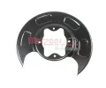 METZGER Ochrann� plech proti ne�istot�m brzdov�ho kotou�e MTG 6115542, 6115542