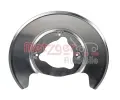 METZGER Ochrann� plech proti ne�istot�m brzdov�ho kotou�e GREENPARTS MTG 6115568, 6115568