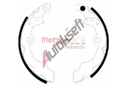 METZGER Sada brzdovch elist MTG MG 943, MG 943