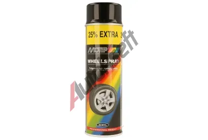 MOTIP Lak Wheel Paint black gloss 500 ml MTP 04018, 04018
