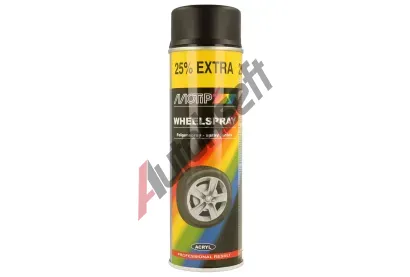 MOTIP Lak Wheel Paint black matt 500 ml MTP 04019, 04019