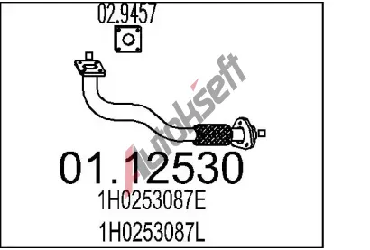 MTS Vfukov trubka MTS 01.12530, 01.12530