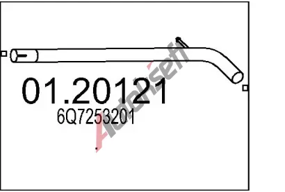 MTS V�fukov� trubka MTS 01.20121, 01.20121