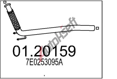 MTS Vfukov trubka MTS 01.20159, 01.20159