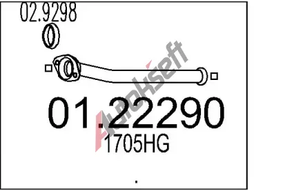 MTS Vfukov trubka MTS 01.22290, 01.22290