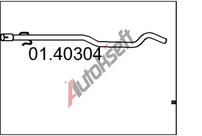 MTS V�fukov� trubka MTS 01.40304, 01.40304