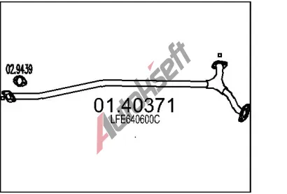 MTS V�fukov� trubka MTS 01.40371, 01.40371