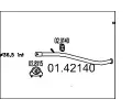 Vfukov trubka MTS ‐ MTS 01.42140