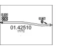 Vfukov trubka MTS ‐ MTS 01.42510