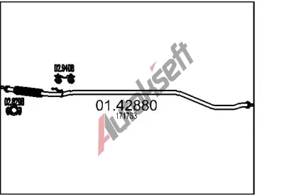 MTS Vfukov trubka MTS 01.42880, 01.42880