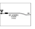 Vfukov trubka MTS ‐ MTS 01.43051