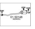 Stedn tlumi vfuku MTS ‐ MTS 01.50148