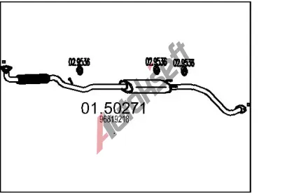 MTS St�edn� tlumi� v�fuku MTS 01.50271, 01.50271