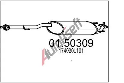 MTS St�edn� tlumi� v�fuku MTS 01.50309, 01.50309