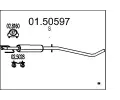Stedn tlumi vfuku MTS ‐ MTS 01.50597