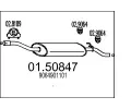 Stedn tlumi vfuku MTS ‐ MTS 01.50847