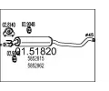 Stedn tlumi vfuku MTS ‐ MTS 01.51820