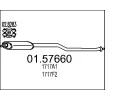 Stedn tlumi vfuku MTS ‐ MTS 01.57660