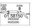 Stedn tlumi vfuku MTS ‐ MTS 01.58150