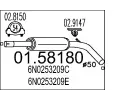 Stedn tlumi vfuku MTS ‐ MTS 01.58180
