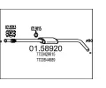 Stedn tlumi vfuku MTS ‐ MTS 01.58920