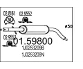 Stedn tlumi vfuku MTS ‐ MTS 01.59800