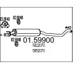 Stedn tlumi vfuku MTS ‐ MTS 01.59900