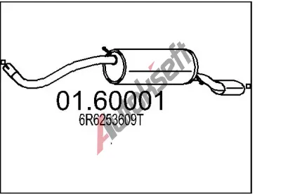 MTS Zadn tlumi vfuku MTS 01.60001, 01.60001