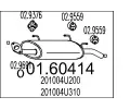 Zadn tlumi vfuku MTS ‐ MTS 01.60414
