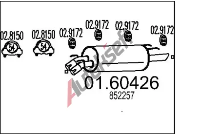 MTS Zadn� tlumi� v�fuku MTS 01.60426, 01.60426