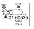 Zadn tlumi vfuku MTS ‐ MTS 01.60535