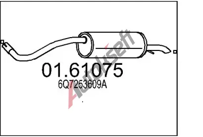 MTS Zadn� tlumi� v�fuku MTS 01.61075, 01.61075