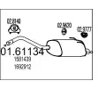 Zadn tlumi vfuku MTS ‐ MTS 01.61134