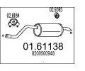 Zadn tlumi vfuku MTS ‐ MTS 01.61138