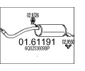 Zadn tlumi vfuku MTS ‐ MTS 01.61191