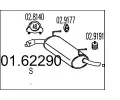 Zadn tlumi vfuku MTS ‐ MTS 01.62290