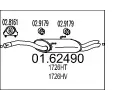 Zadn tlumi vfuku MTS ‐ MTS 01.62490