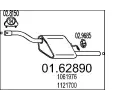 Zadn tlumi vfuku MTS ‐ MTS 01.62890