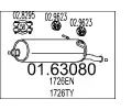 MTS Zadn tlumi vfuku ‐ MTS 01.63080