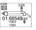 Zadn tlumi vfuku MTS ‐ MTS 01.68540